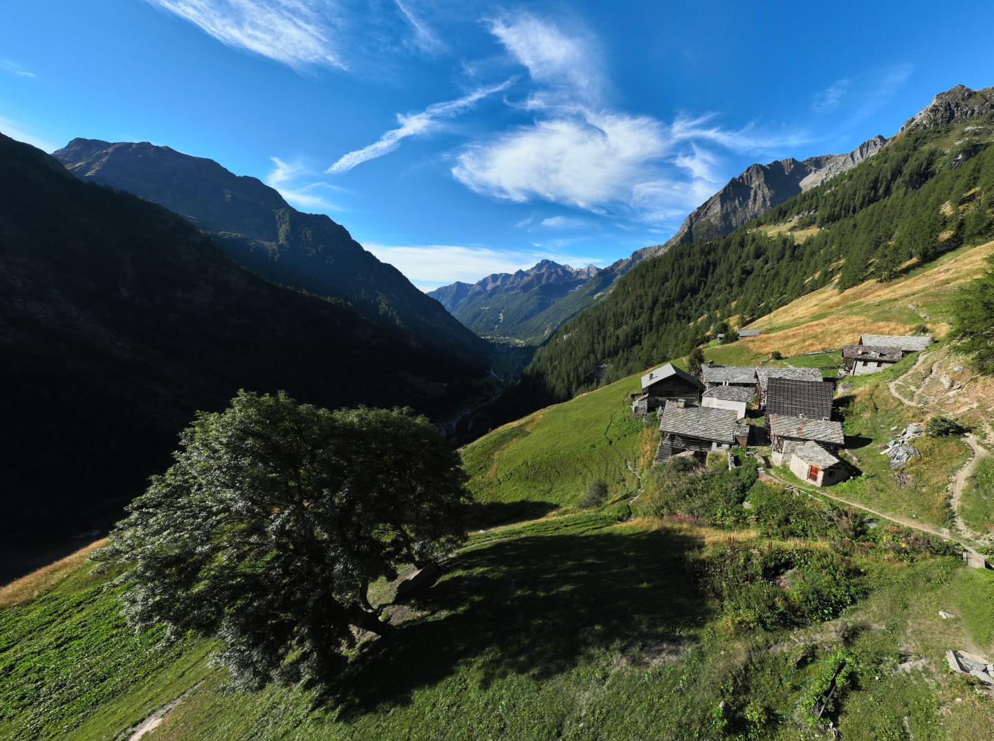 I villaggi di Alpenzu Grande e Alpenzu Piccolo