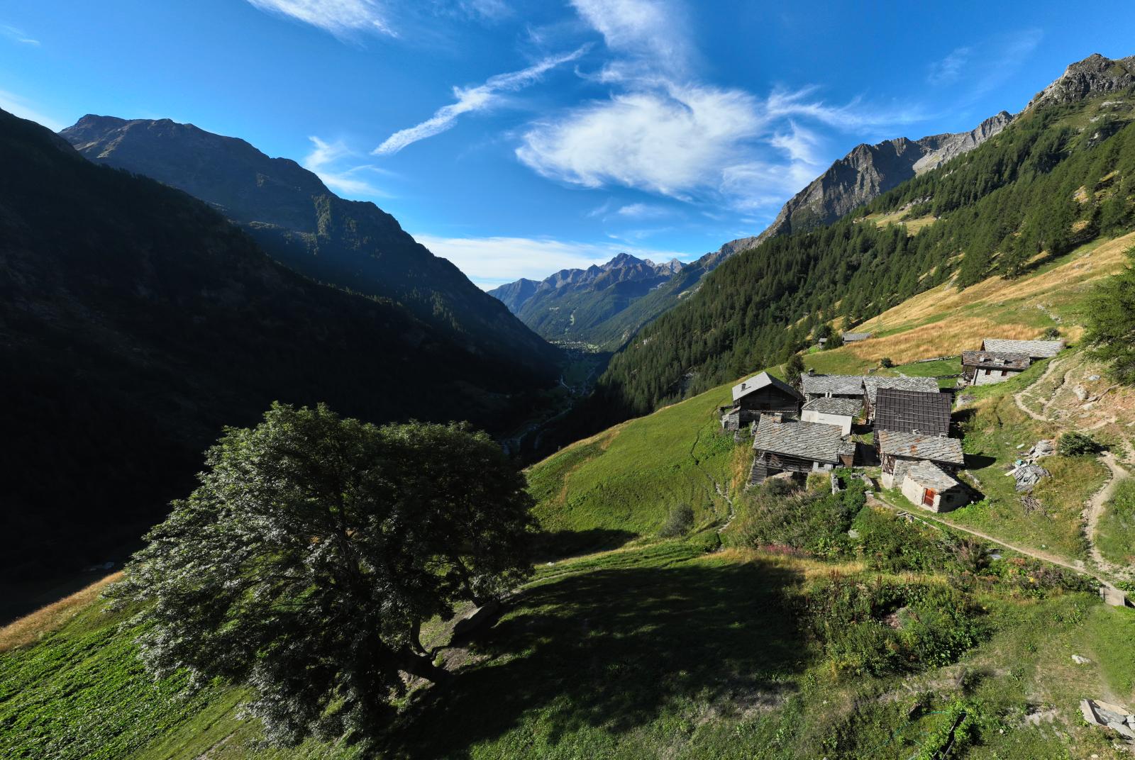 I villaggi di Alpenzu Grande e Alpenzu Piccolo