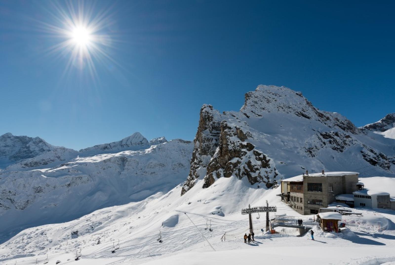 We present the newborn Mullero Competition ski slope in Alagna